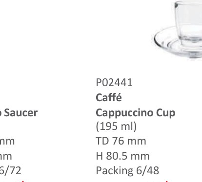 Caffé Espresso Saucer