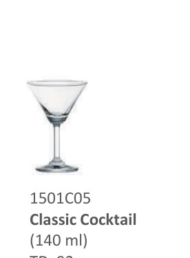 Classic Cocktail (140ml)