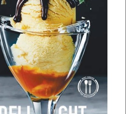 Delight Banana Split Dish