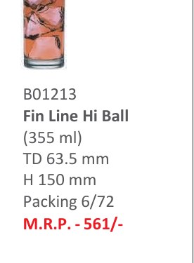 Fin Line Hi Ball (355ml)