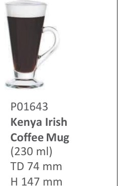 Kenya Irish Coffee Mug