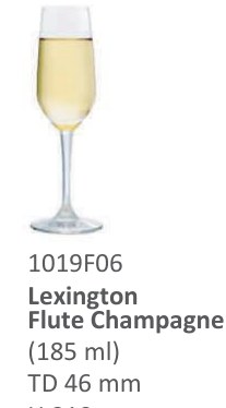 Lexington Flute Champagne