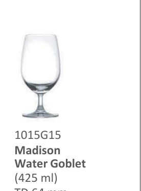 Madison Water Goblet