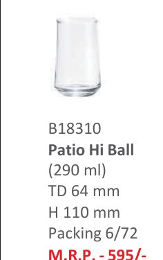 Patio Hi Ball