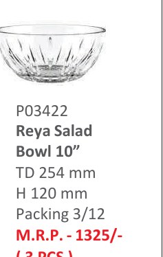 Reya Salad Bowl 10" (3 pcs)