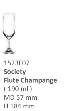 Society Flute Champagne