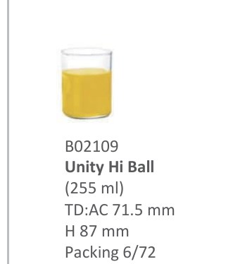 Unity Hi Ball (255ml)