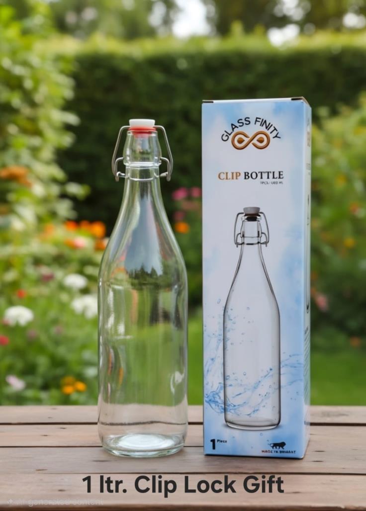 1 Litre Clip Lock Bottle — Gift Pack