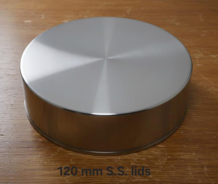 120 mm Stainless Steel Lid