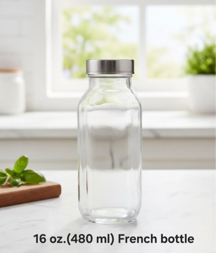 16 oz (480 ml) French Bottle — Bulk