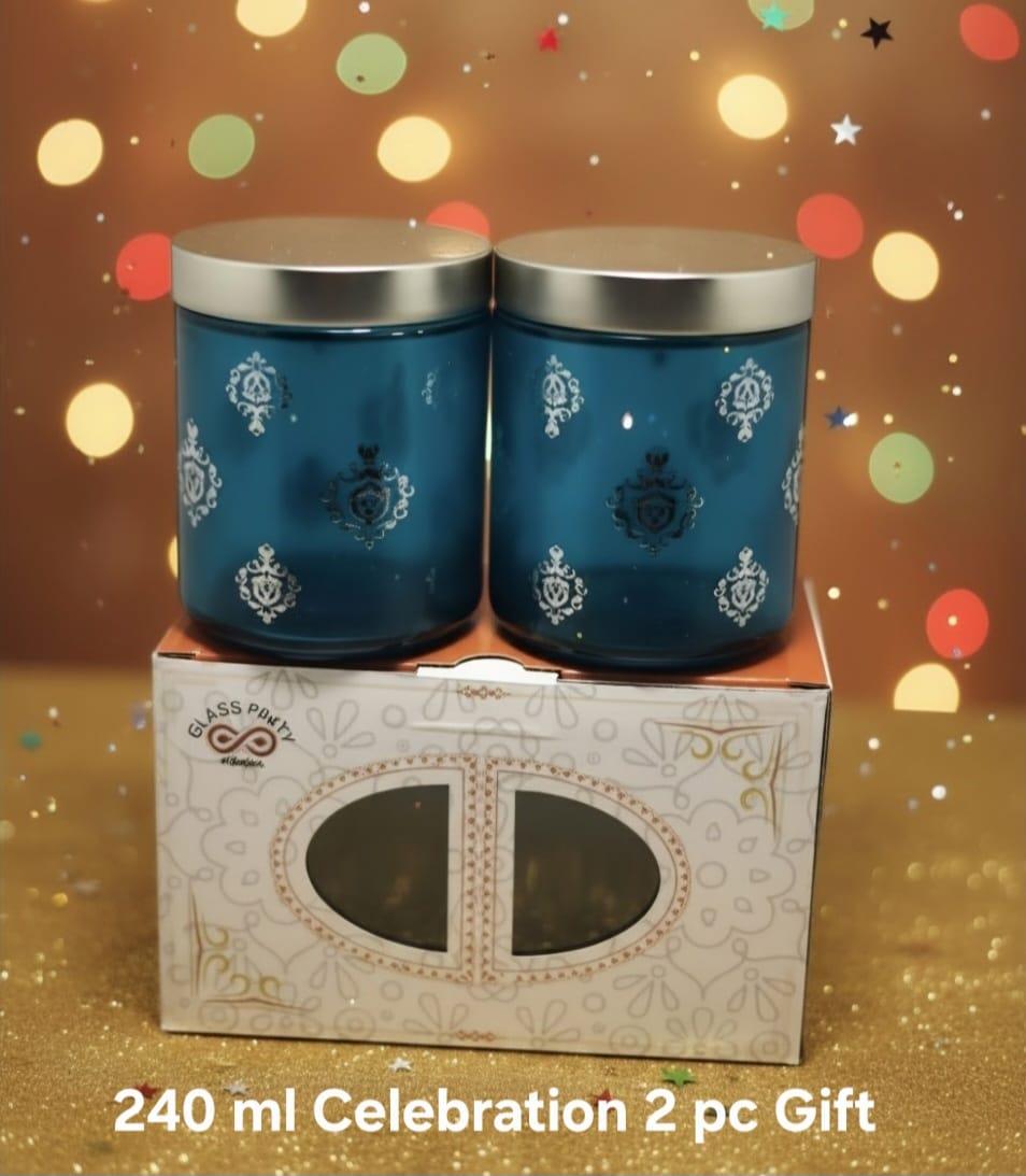 240 ml Celebration Jar — 2 pc Gift Set