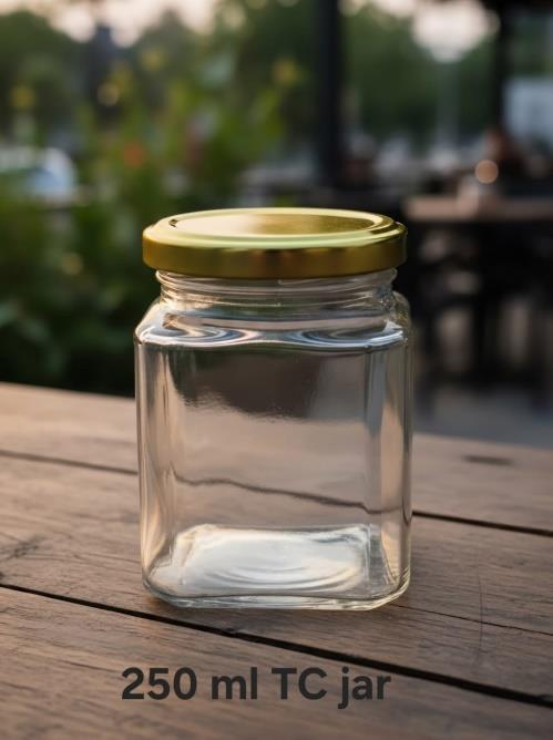 250 ml TC Square Jar