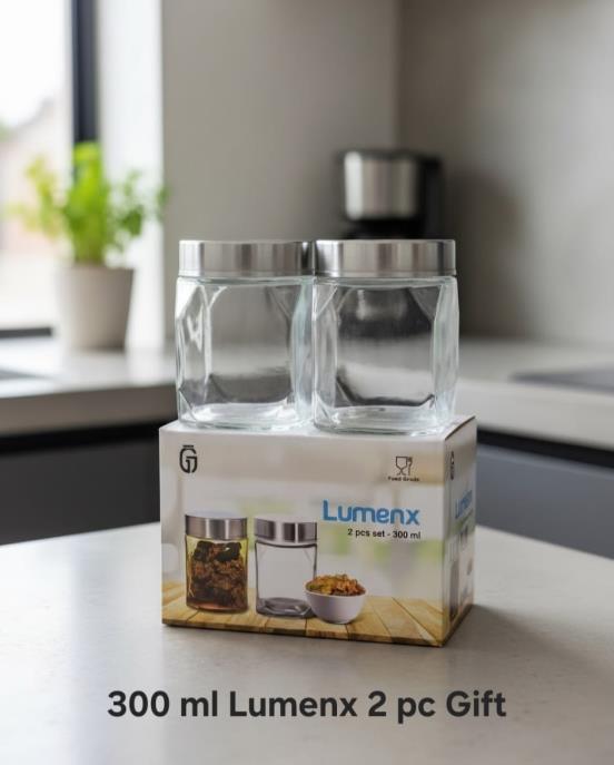300 ml Lumenx Jar — 2 pc Gift Set