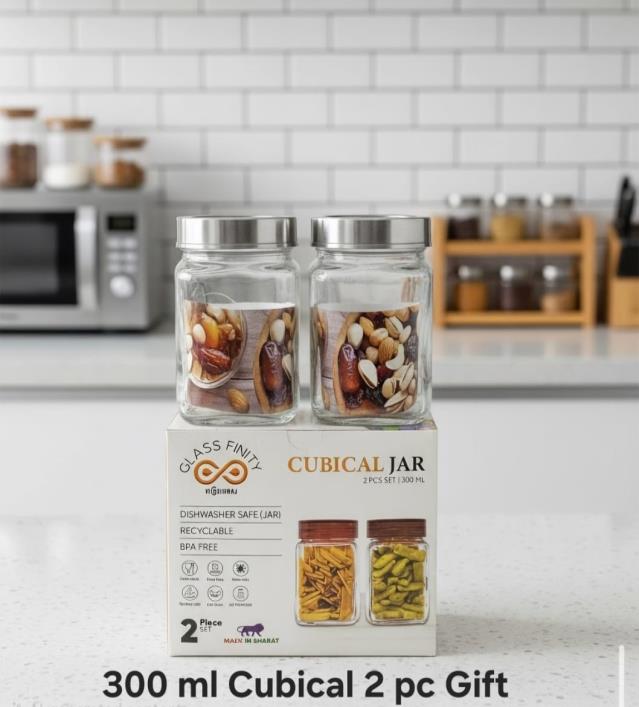 300 ml Pari Jar — 2 pc Gift Set (S.S. Lid)
