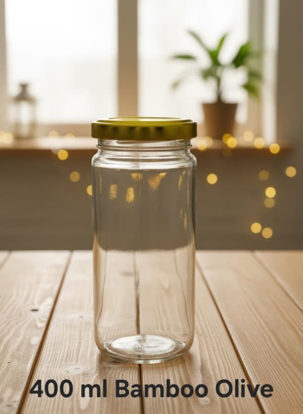 400 ml Bamboo Olive Jar