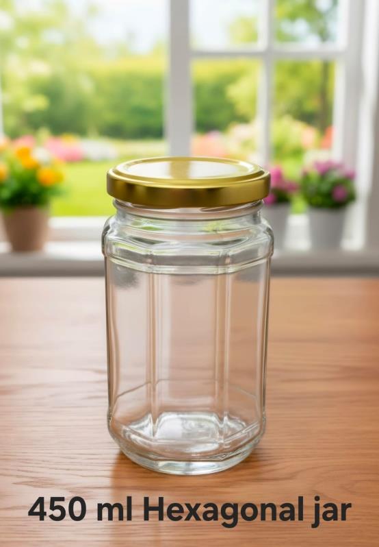 450 ml Hexagonal Jar
