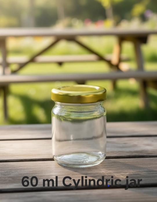 60 ml Cylindrical Jar