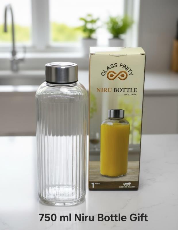 750 ml Niru Bottle — S.S. Lid Gift