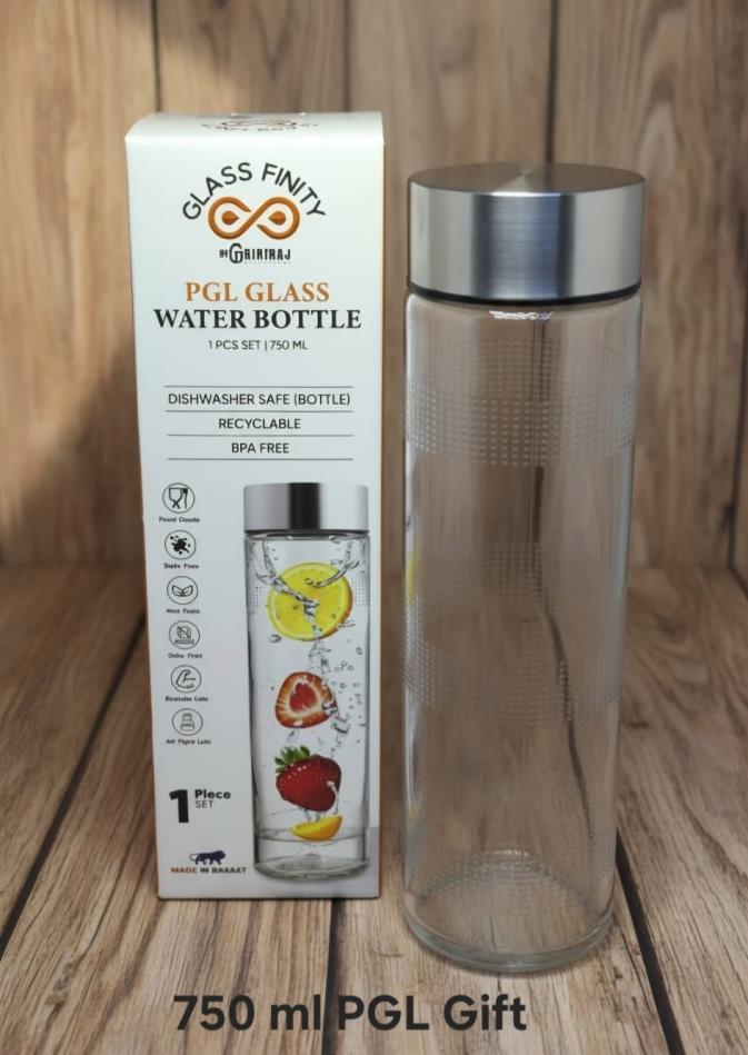 750 ml PGL Water Bottle — S.S. Lid Gift