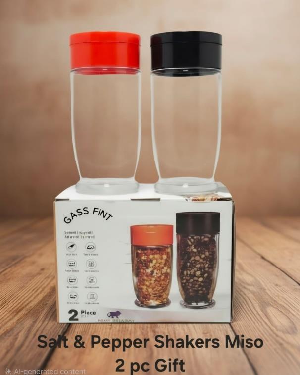 Salt & Pepper Shaker Set — Miso 2 pc Gift