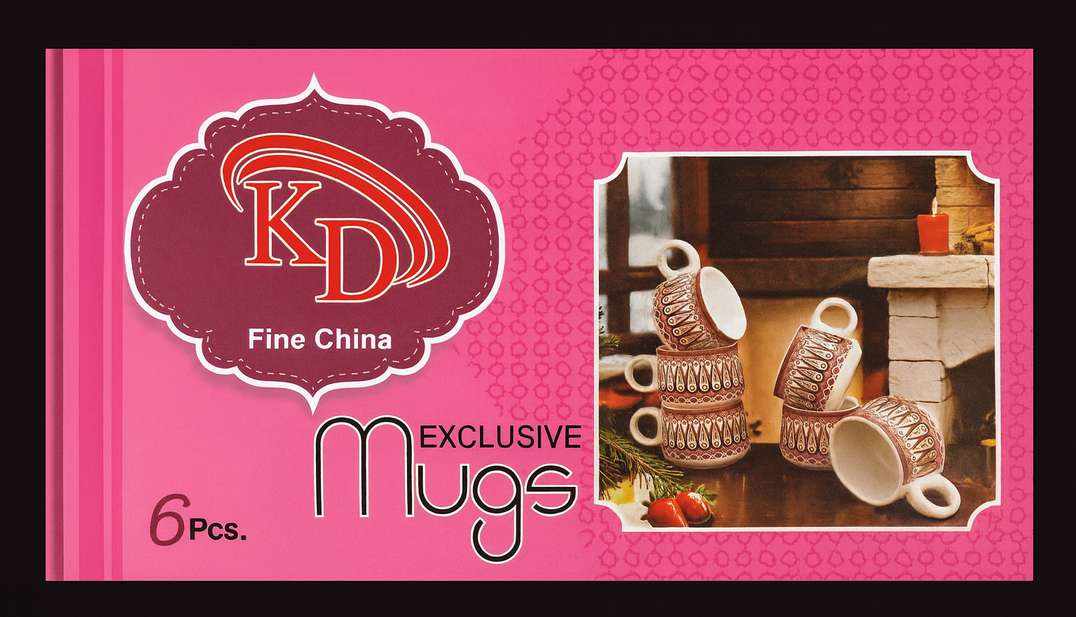 KD Fine China Exclusive Mugs (6pc)