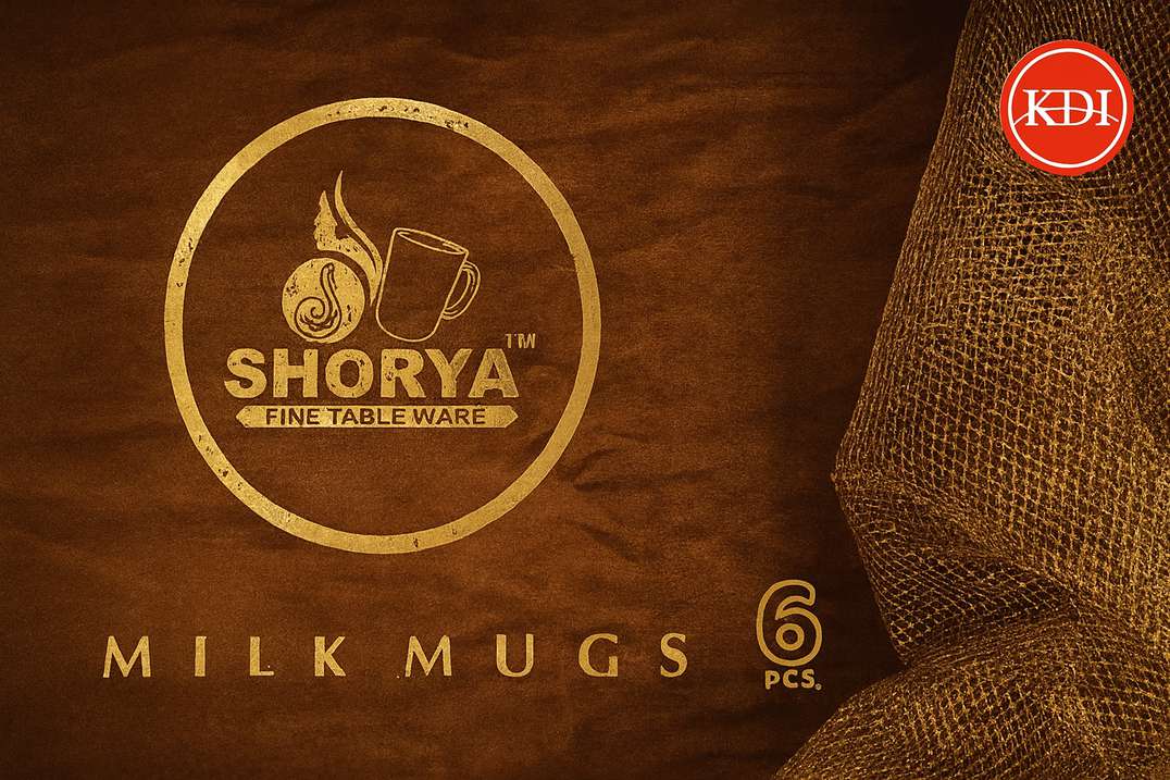 Milk Mug Gift Set — Embossed White (6pc)