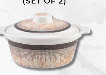 Dona Collection — Lidded Bowls (Set of 2)