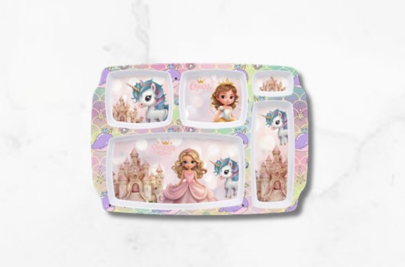 Carousel Feast Plate — Bubbly Princess