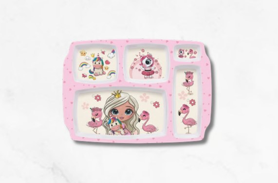 Carousel Feast Plate — Little Feast (Blush)