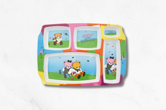 Carousel Feast Plate — Meadow