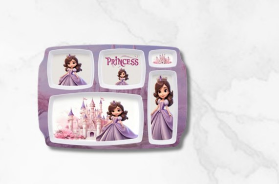 Carousel Feast Plate — Princess Story