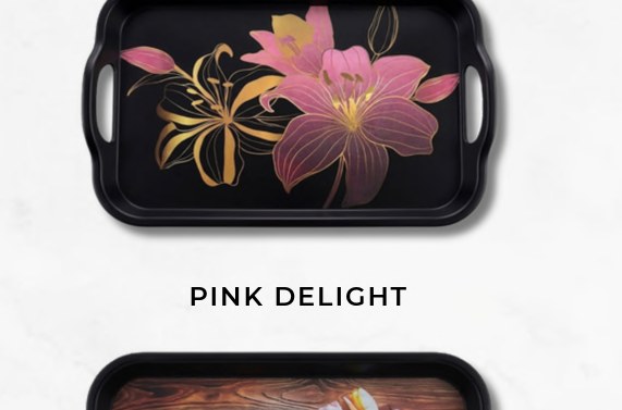 Handle Trays (Gloss) — Pink Delight