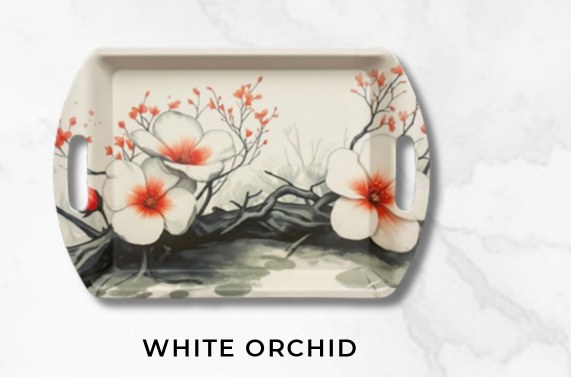 Harmony Trays (Gloss) — White Orchid